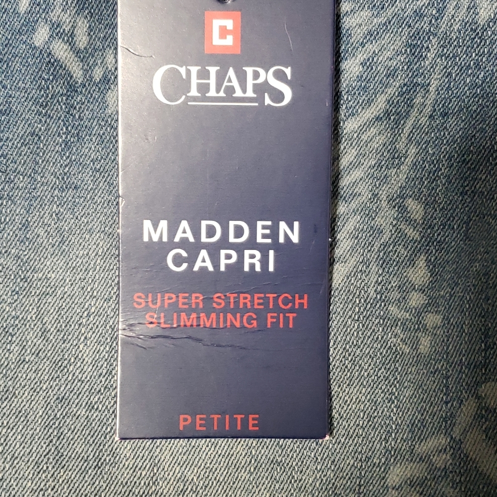 Chaps Sz 10P NWT Madden Capri - Picture 5 of 15
